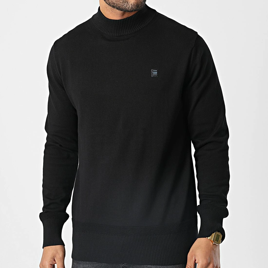 Budget ✨ Pull D21932-C560 Noir de G-Star 🔔 1 Budget ✨ Pull D21932-C560 Noir de G-Star 🔔