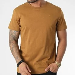 Meilleure affaire ✨ Tee 👕 Shirt D16411-336 Camel de G-Star ✨