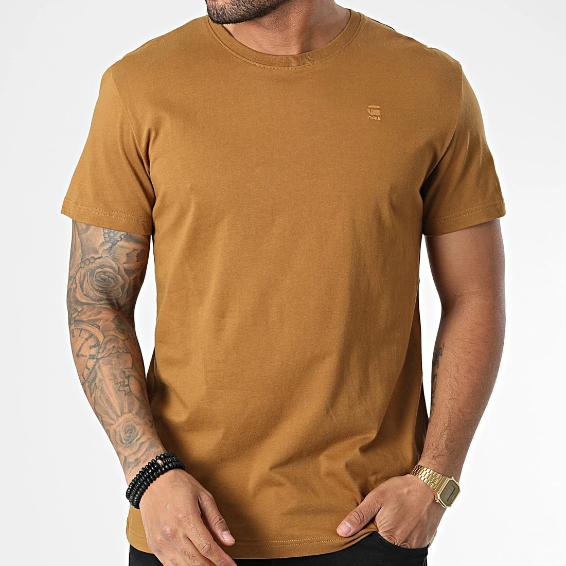 Meilleure affaire ✨ Tee 👕 Shirt D16411-336 Camel de G-Star ✨ 1 Meilleure affaire ✨ Tee 👕 Shirt D16411-336 Camel de G-Star ✨