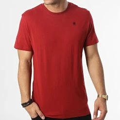 Tout neuf ⌛ Tee 👚 Shirt D16411-336 Bordeaux de G-Star 👏 -G-Star Soldes g star 347291 D16411 336 1330 20221114T135832 03