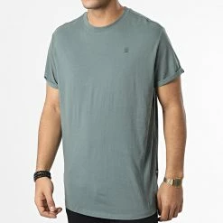 Budget 🎁 Tee 👕 Shirt Oversize D16396-B353 Vert de G-Star 🎁