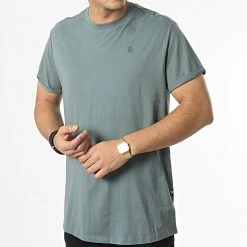 Budget 🎁 Tee 👕 Shirt Oversize D16396-B353 Vert de G-Star 🎁 -G-Star Soldes g star 348031 D16396 B353 4752 20221114T123043 03