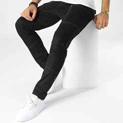 Meilleure vente ⭐ Pantalon Cargo D21975-C105 Noir de G-Star 🌟 -G-Star Soldes g star 348051 D21975 C105 6484 20221114T123900 03