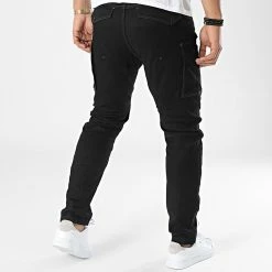 Meilleure vente ⭐ Pantalon Cargo D21975-C105 Noir de G-Star 🌟 -G-Star Soldes g star 348051 D21975 C105 6484 20221114T123901 04