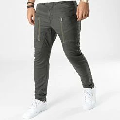 Coupon 👏 Pantalon Cargo D21975-C105 Vert Kaki Foncé de G-Star ✨