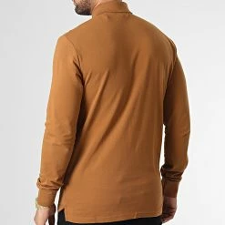 Promo 🥰 Polo Manches Longues Dunda Camel de G-Star 💯 -G-Star Soldes g star 348072 D14141 5864 1329 20221118T150120 04