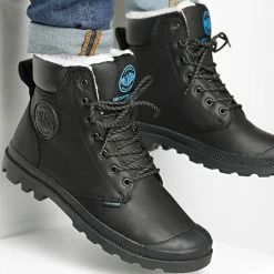 Sortie ⭐ Boots Pampa Sport Cuff Waterproof Plus 72992 Black de Palladium 🤩