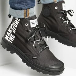 De gros ⌛ Boots Pampa Hi Future 76885 Black de Palladium ✔️