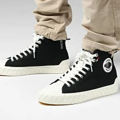 Budget 😉 Boots Palla Ace Canvas Mid 77015 Black de Palladium 🤩