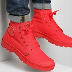 Top 10 🧨 Boots Pampa Hi Mono 73089 Red de Palladium ✨