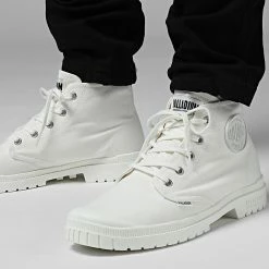 Budget 👍 Boots Pampa Sport 20 Hi Canvas 76838 Star White de Palladium 🔥