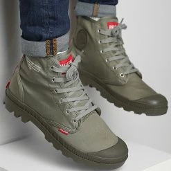 Tout neuf 😀 Boots Pampa Hi Dare 76258 Olive Night de Palladium 🔔