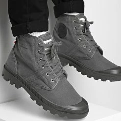 Le moins cher 🤩 Boots Pallabrousse Legion 77018 Dark Shadow de Palladium 🛒