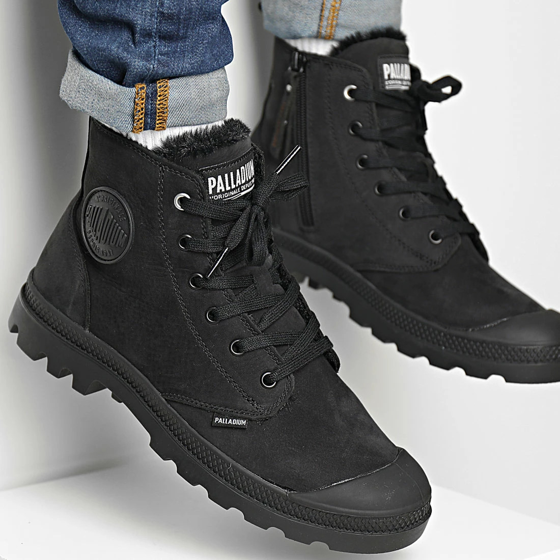 Vente flash 🧨 Boots Pampa Hi Zip WL 05982 Black Black de Palladium 🥰 1 Vente flash 🧨 Boots Pampa Hi Zip WL 05982 Black Black de Palladium 🥰