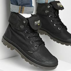 Nouveau 👏 Boots Pampa Baggy Wax 77213 Black de Palladium 😀