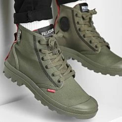 Budget 😉 Boots Pampa Dare 2 Survive 77215 Olive Night de Palladium 🎉