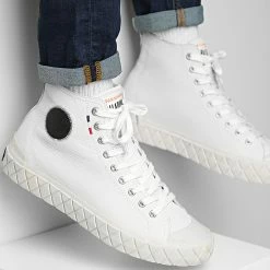 Le moins cher 🔔 Boots Palla Ace Mid Leather 77174 White de Palladium 😉