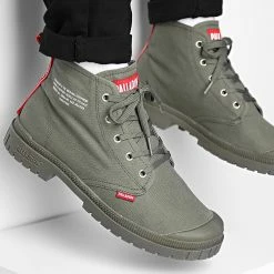 Meilleure affaire ⌛ Baskets Pampa SP20 Dare Olive Night de Palladium 👍