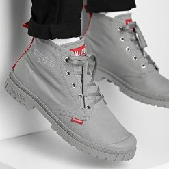 De gros 🧨 Baskets Pampa SP20 Dare Grey Flannel de Palladium 🥰