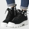 Grosses soldes ❤️ Boots Femme Pallabase Metro 97346 Black Marshmallow de Palladium 👏