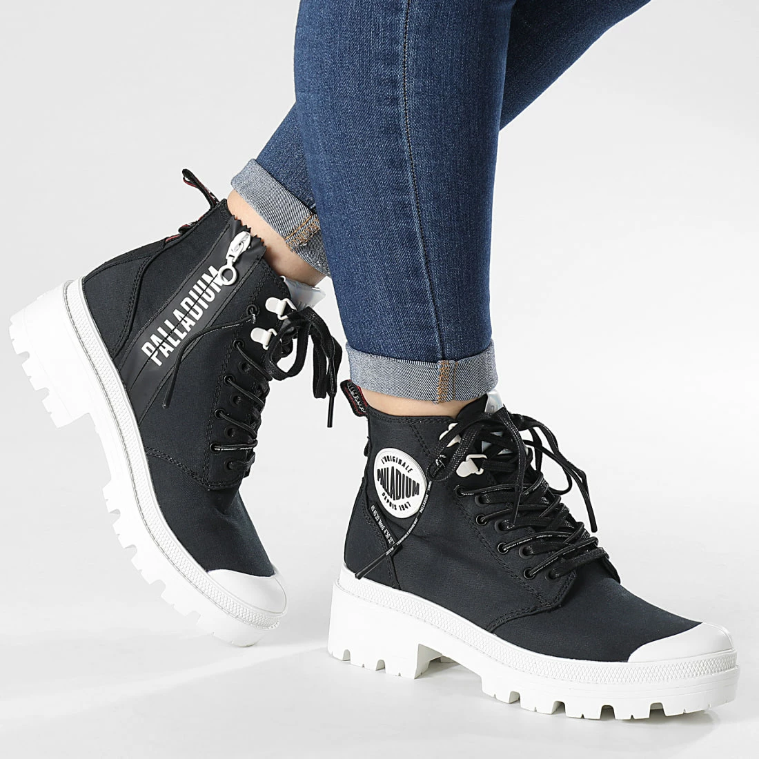 Grosses soldes ❤️ Boots Femme Pallabase Metro 97346 Black Marshmallow de Palladium 👏 3 Grosses soldes ❤️ Boots Femme Pallabase Metro 97346 Black Marshmallow de Palladium 👏 – Image 3