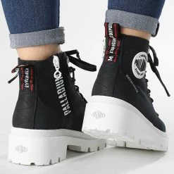 Grosses soldes ❤️ Boots Femme Pallabase Metro 97346 Black Marshmallow de Palladium 👏 7 Grosses soldes ❤️ Boots Femme Pallabase Metro 97346 Black Marshmallow de Palladium 👏 -G-Star Soldes palladium 313727 97346 016 M 20220405T160905 04