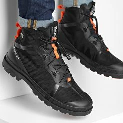 Meilleur prix 🛒 Baskets Travel Lite Adventure 77373 Black de Palladium 🌟