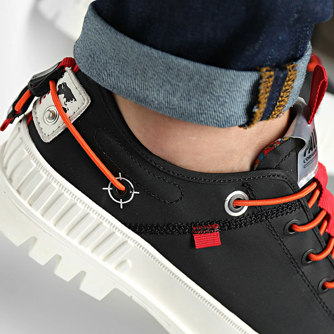 Meilleure vente 🌟 Baskets Pallashock Low Ticket To Earth 77351 Black de Palladium 🎉 2 Meilleure vente 🌟 Baskets Pallashock Low Ticket To Earth 77351 Black de Palladium 🎉 – Image 2