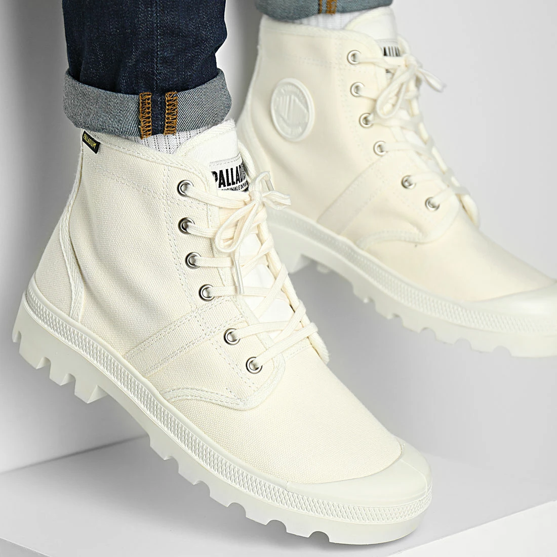 Nouveau 👍 Boots Pallabrousse 00069 Star White de Palladium 🌟 1 Nouveau 👍 Boots Pallabrousse 00069 Star White de Palladium 🌟