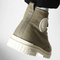 Meilleure affaire 🧨 Baskets Pampa SP20 Hi Canvas 76838 Dusky Green Marshmallow de Palladium 💯 -G-Star Soldes palladium 327682 76838 258 M 20220718T161227 04