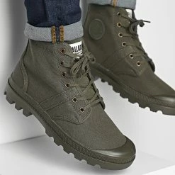 De gros 🤩 Boots Pallabrousse 00069 Olive Night de Palladium ✨