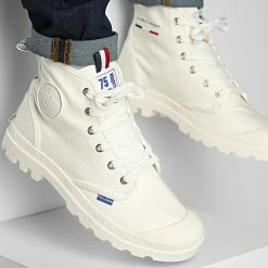 Top 10 ⭐ Boots Pampa Hi Dare 75 Years 77893 Star White de Palladium 🌟