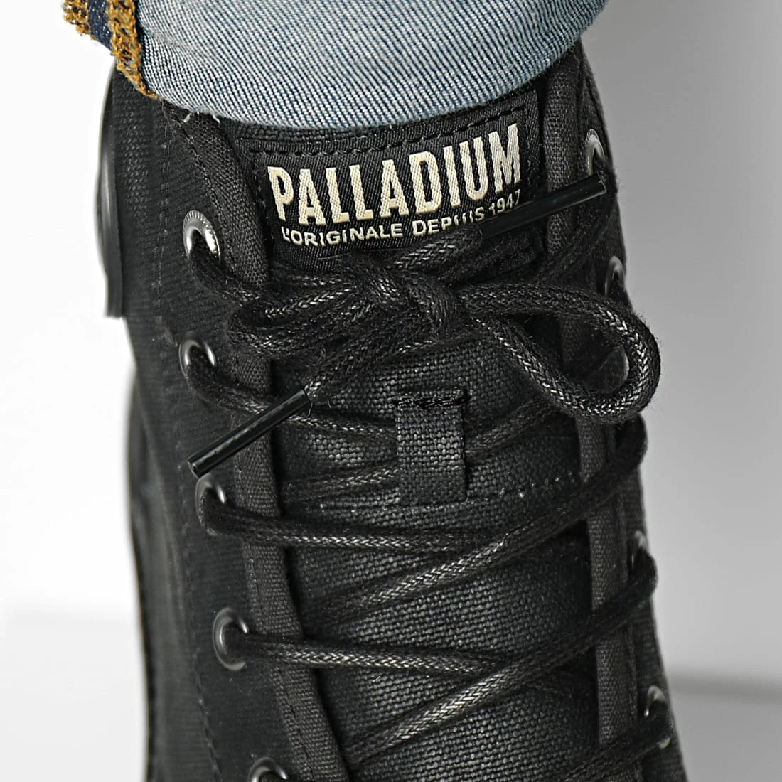 Offres 💯 Baskets Pampa Hi Wax 77222 Black de Palladium 🔥 3 Offres 💯 Baskets Pampa Hi Wax 77222 Black de Palladium 🔥 – Image 3