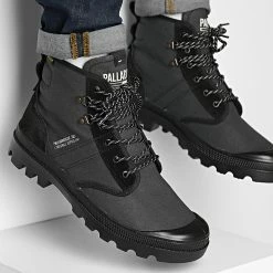 Offres 😉 Boots Pallabrousse Tact 77961 Black de Palladium 👍