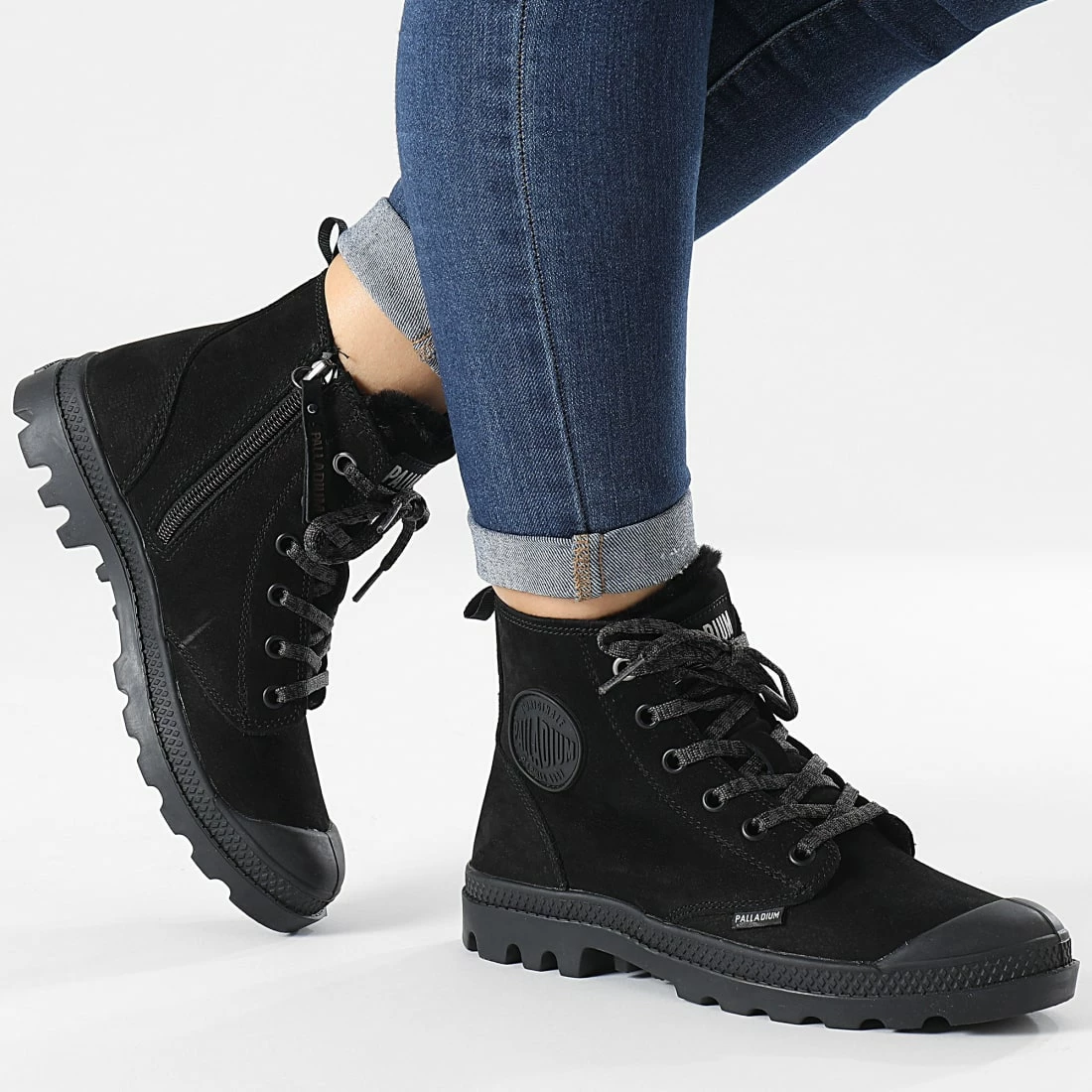 De gros 💯 Boots Femme Pampa Hi Zip 95982 Black de Palladium 💯 3 De gros 💯 Boots Femme Pampa Hi Zip 95982 Black de Palladium 💯 – Image 3