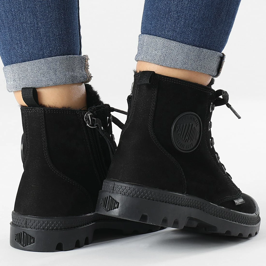 De gros 💯 Boots Femme Pampa Hi Zip 95982 Black de Palladium 💯 4 De gros 💯 Boots Femme Pampa Hi Zip 95982 Black de Palladium 💯 – Image 4