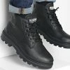 Remise 🤩 Boots Pallatrooper Hi Waterproof Plus 77200 Black Black de Palladium 😉
