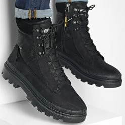 Meilleur prix 🧨 Boots Pallatrooper Tactical 77977 Black Black de Palladium 🧨