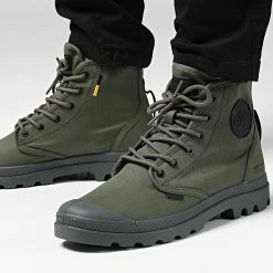 Les meilleures critiques de 🎁 Baskets Pampa Hi HTG Supply 77356 Olive Night de Palladium 😀