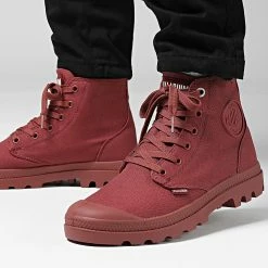 Meilleure affaire 👏 Boots Pampa Hi Mono Chrome 73089 Wax Red de Palladium ❤️ -G-Star Soldes palladium 335519 73089 658 M 20221117T101432 03