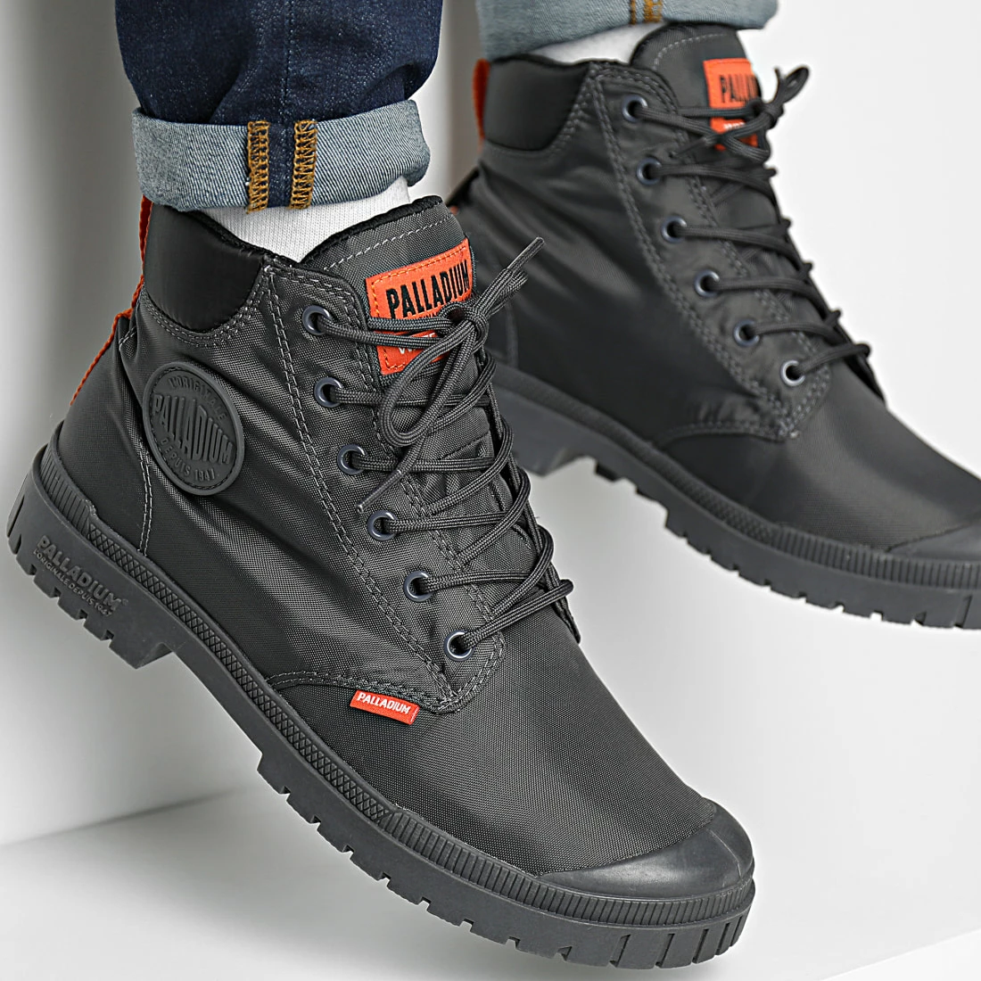 Tout neuf 😀 Baskets Pampa SP20 Cuff Waterproof 76835 Asphalt de Palladium 🛒 1 Tout neuf 😀 Baskets Pampa SP20 Cuff Waterproof 76835 Asphalt de Palladium 🛒