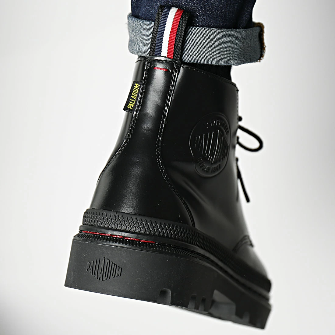 Remise 🎉 Boots Pallatrooper Hi-1 77201 Black Black de Palladium 🛒 4 Remise 🎉 Boots Pallatrooper Hi-1 77201 Black Black de Palladium 🛒 – Image 4