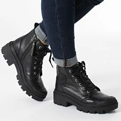 Sortie 👍 Bottines Femme Pallabase Leather 96905 Black de Palladium 🧨 -G-Star Soldes palladium 338113 96905 001 M 20220920T161423 03