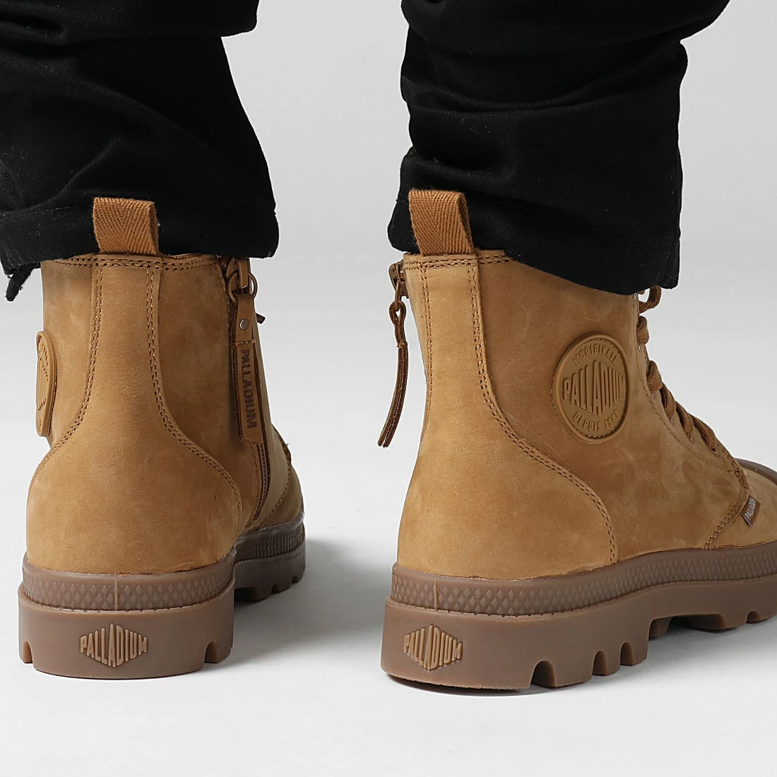 Grosses soldes 🌟 Boots Pampa Hi Zip Nubuck 06640 Apple Cinnamon de Palladium 👍 4 Grosses soldes 🌟 Boots Pampa Hi Zip Nubuck 06640 Apple Cinnamon de Palladium 👍 – Image 4