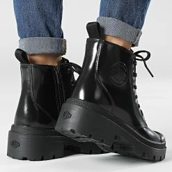 Bon marché 🥰 Boots Femme Pallabase Hi Off 97181 Black de Palladium ✨ -G-Star Soldes palladium 342049 97181 010 M 20221103T113720 04